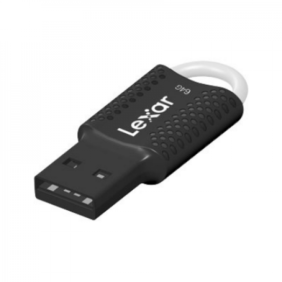 Lexar | USB Flash Drive | JumpDrive V40 | 64 GB | USB 2.0 | Black