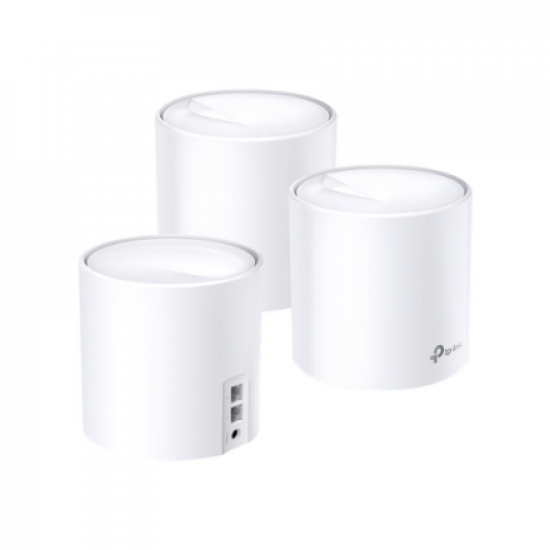 Whole-Home Wi-Fi System | Deco X20(3-pack) | 802.11ac | 1201 Mbit/s | 10/100/1000 Mbit/s | Ethernet LAN (RJ-45) ports 2 | Mesh Support Yes | No mobile broadband | Antenna type Internal