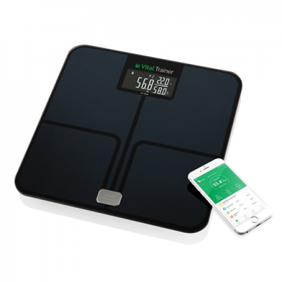 ETA | Smart Personal Scale | Vital Trainer ETA778090000 | Body analyzer | Maximum weight (capacity) 180 kg | Accuracy 100 g | Body Mass Index (BMI) measuring | Black
