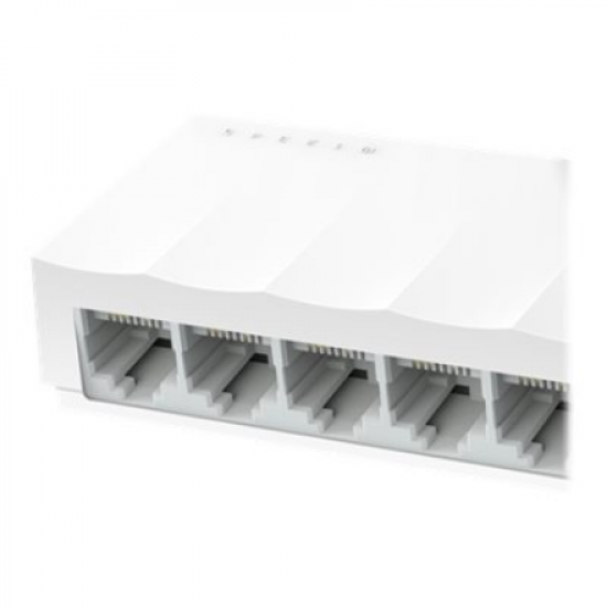 TP-LINK | 5-Port 10/100Mbps Desktop Network Switch | LS1005 | Unmanaged | Desktop | Power supply type External