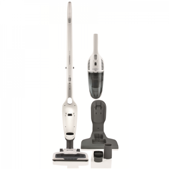 Gorenje | Vacuum cleaner | SVC180FW | Handstick 2in1 | Handstick | 18 V | Operating time (max) 50 min | White | Warranty 24 month(s) | Battery warranty 12 month(s)