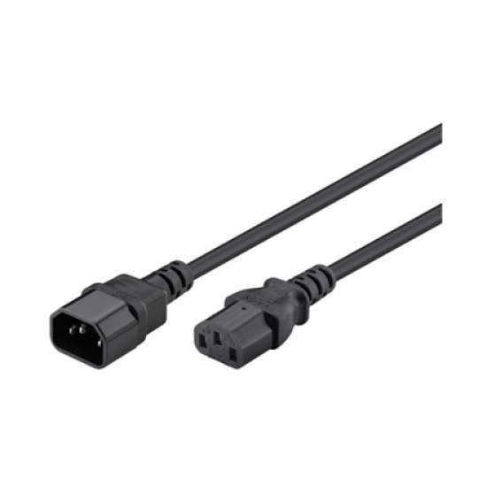 Goobay | Cold-device extension cord | 39203 | Black