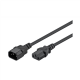 Goobay | Cold-device extension cord | 39203 | Black