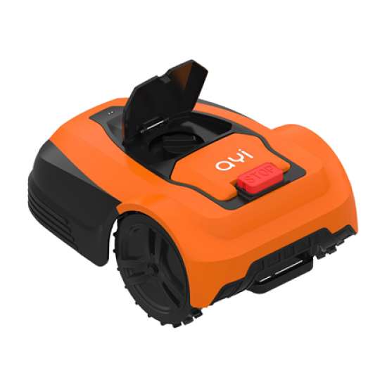 AYI | Robot Lawn Mower | A1 600i | Mowing Area 600 m² | WiFi APP Yes (Android; iOs) | Working time 60 min | Brushless Motor | Maximum Incline 37 % | Speed 22 m/min | Waterproof IPX4 | 68 dB | 2600 mAh | 120 m boundary wire; 120 pcs. staples; 9 x Cutting b