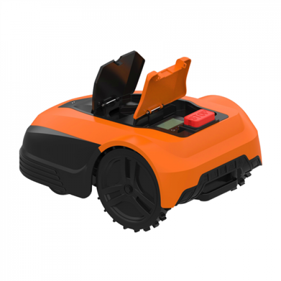 AYI | Lawn Mower | A1 1400i | Mowing Area 1400 m² | WiFi APP Yes (Android; iOs) | Working time 120 min | Brushless Motor | Maximum Incline 37 % | Speed 22 m/min | Waterproof IPX4 | 68 dB | 5200 mAh | 180 m boundary wire; 180 pcs. staples; 10 x Cutting Bla