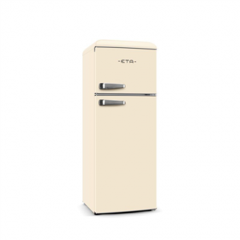 ETA | Refrigerator | ETA253390040E Storio retro | Energy efficiency class E | Free standing | Double Door | Height 148.2 cm | Fridge net capacity 170 L | Freezer net capacity 45 L | 44 dB | Beige