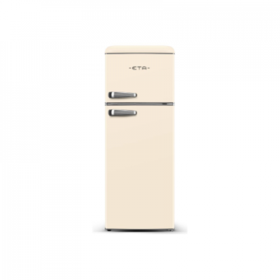 ETA | Refrigerator | ETA253390040E Storio retro | Energy efficiency class E | Free standing | Double Door | Height 148.2 cm | Fridge net capacity 170 L | Freezer net capacity 45 L | 44 dB | Beige
