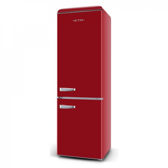 ETA | Refrigerator | ETA253190030E Storio retro | Energy efficiency class E | Free standing | Combi | Height 192 cm | Fridge net capacity 216 L | Freezer net capacity 84 L | 41 dB | Red
