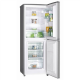Goddess | Refrigerator | GODRCE0142GX9E | Energy efficiency class E | Free standing | Combi | Height 142.2 cm | Fridge net capacity 121 L | Freezer net capacity 52 L | 40 dB | Stainless steel