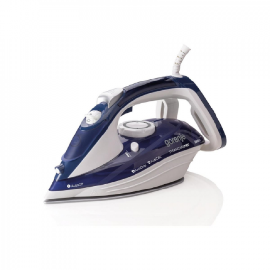 Gorenje | Steam Iron | SIH2600BLC | Steam Iron | 2600 W | Water tank capacity 350 ml | Continuous steam 30 g/min | Steam boost performance 95 g/min | Blue/White