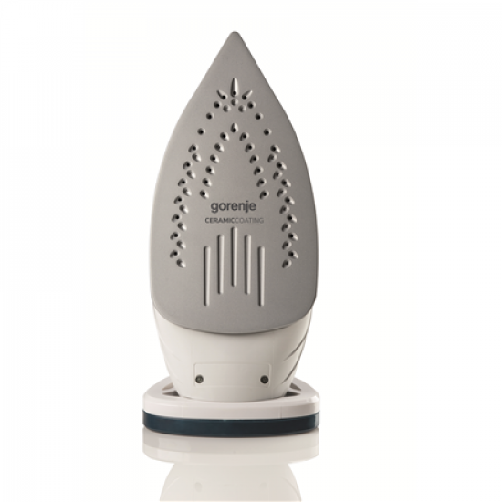 Gorenje | Steam Iron | SIH2800TQC | Steam Iron | 2800 W | Water tank capacity 350 ml | Continuous steam 35 g/min | Steam boost performance 100 g/min | Turquoise/White