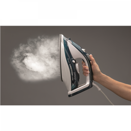 Gorenje | Steam Iron | SIH2800TQC | Steam Iron | 2800 W | Water tank capacity 350 ml | Continuous steam 35 g/min | Steam boost performance 100 g/min | Turquoise/White