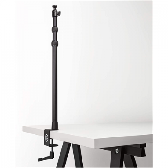 Elgato | Master Mount L | The ultimate space-saving standalone solution and all-essential host to a multitude of accessories; Two sizes, each with a ball head, 1/4-inch screw and padded clamp. For precise height adjustment in setups where maximum stabilit
