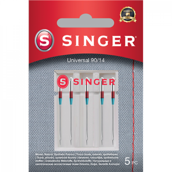 Singer | Universal Needle for Woven Fabrics 90/14 5PK
