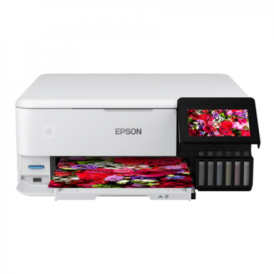 Epson Wireless Photo Printer | EcoTank L8160 | Inkjet | Colour | Inkjet Multifunctional Printer | A4 | Wi-Fi | Grey