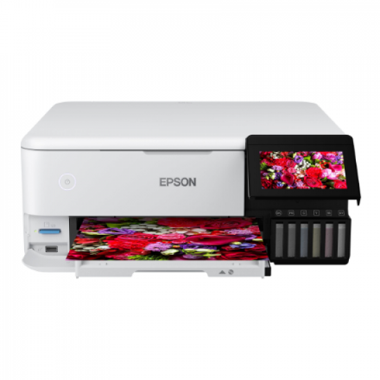 Epson Wireless Photo Printer | EcoTank L8160 | Inkjet | Colour | Inkjet Multifunctional Printer | A4 | Wi-Fi | Grey
