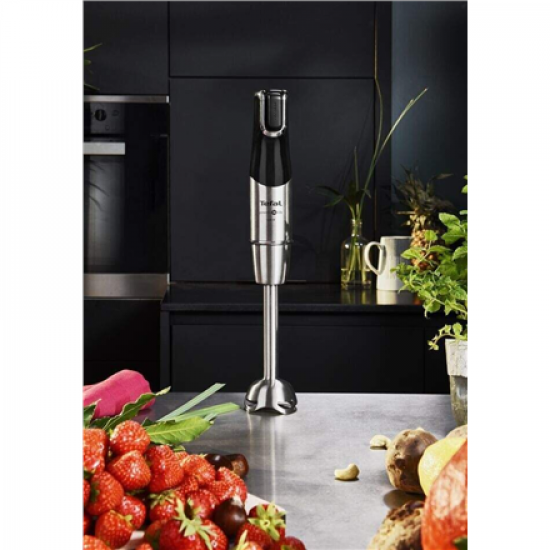 TEFAL | Blender | Infinity Force Pro 5in1 HB95LD38 | Hand Blender | 1200 W | Number of speeds Variable | Black/Stainless steel