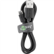 Goobay | USB-C charging and sync cable (USB-A > USB-C) | 38675 | Black | RJ-45 | RJ-45 90°