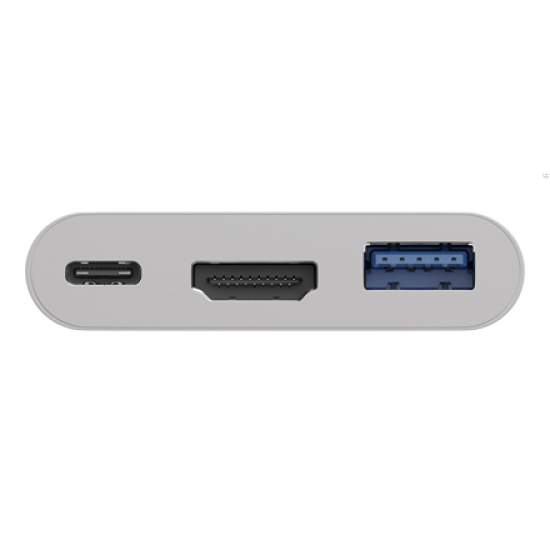 Goobay | USB-C to HDMI/USB-C/USB-A 3.0 Multiport Adapter | White