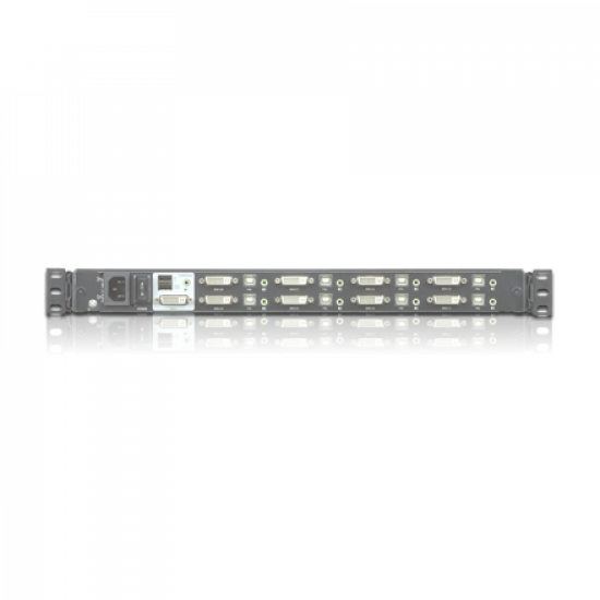 Aten CL6708MW  8-Port USB DVI Single Rail WideScreen LCD KVM Switch | Aten | KVM over IP Switch with Daisy-Chain Port and USB Peripheral Support | CL6708MW