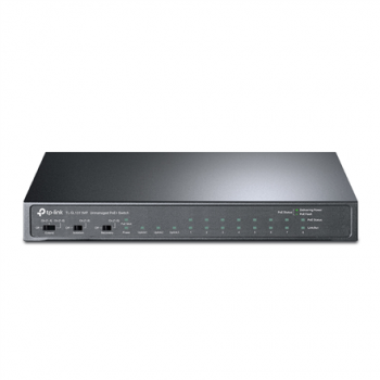 TP-LINK | 8-Port 10/100Mbps + 3-Port Gigabit Desktop Switch with 8-Port PoE+ | LS1008 | Unmanaged | Desktop | Power supply type External