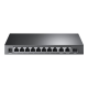 TP-LINK | 8-Port 10/100Mbps + 3-Port Gigabit Desktop Switch with 8-Port PoE+ | LS1008 | Unmanaged | Desktop | Power supply type External