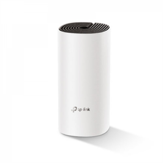 Whole Home Mesh Wi-Fi System | Deco E4 (1-pack) | 802.11ac | 867+300 Mbit/s | 10/100 Mbit/s | Ethernet LAN (RJ-45) ports 2 | Mesh Support Yes | MU-MiMO Yes | No mobile broadband | Antenna type 2xInternal