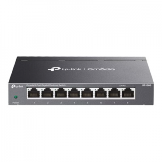 TP-LINK | 8-Port 10/100/1000Mbps Desktop Network Switch | LS108G | Unmanaged | Desktop | Power supply type External