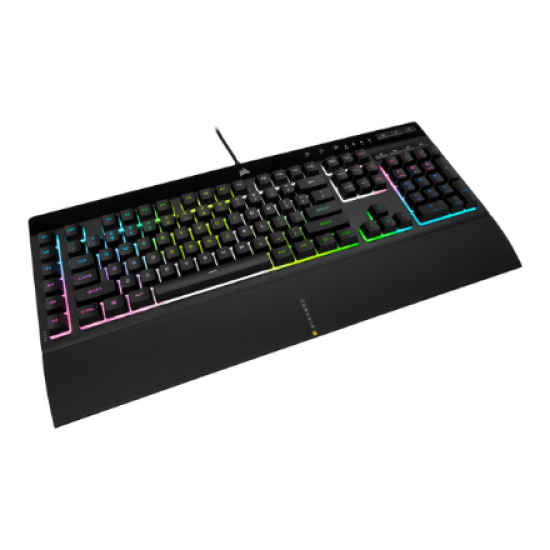 Corsair | Rubber Dome | Gaming Keyboard | K55 RGB PRO XT | Gaming keyboard | Wired | RGB LED light | US | Black
