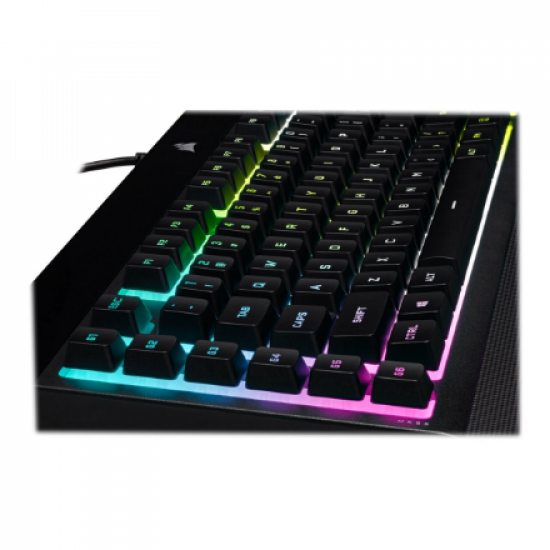 Corsair | Rubber Dome | Gaming Keyboard | K55 RGB PRO XT | Gaming keyboard | Wired | RGB LED light | US | Black