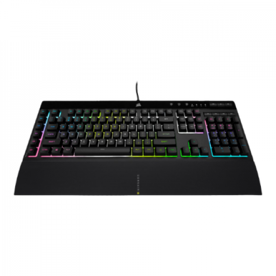 Corsair | Rubber Dome | Gaming Keyboard | K55 RGB PRO XT | Gaming keyboard | Wired | RGB LED light | US | Black