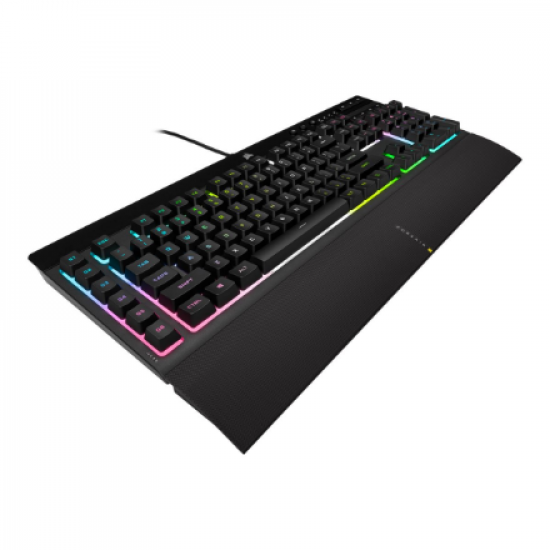 Corsair | Rubber Dome | Gaming Keyboard | K55 RGB PRO XT | Gaming keyboard | Wired | RGB LED light | US | Black