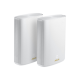 ZenWiFi AX Hybrid (XP4) (2pk White) | 802.11ax | 574+1201 Mbit/s | Ethernet LAN (RJ-45) ports 2 | Mesh Support Yes | MU-MiMO Yes | 1 x USB 3.0
