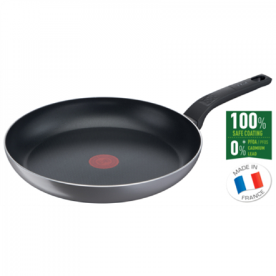 TEFAL | Frying Pan | B5690453 Easy Plus | Frying | Diameter 24 cm | Not suitable for induction hob | Fixed handle