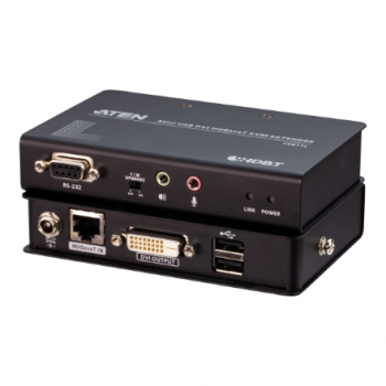 Aten | CE611 Mini USB DVI HDBaseT KVM Extender, 1920 x 1200@100m