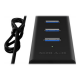 Raidsonic | 4 port USB 3.0 hub | IB-HUB1409-U3