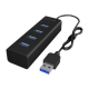Raidsonic | 4 port USB 3.0 hub | IB-HUB1409-U3