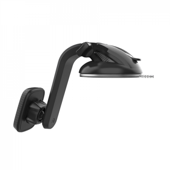 ColorWay | Magnetic Car Holder For Smartphone | Dashboard-2 | Adjustable | Magnetic | Gray | Panel or windshield mounting using a suction cup with a gel adhesive base. Fixing the smartphone with a plate that is glued to the case or to the back panel. Comp