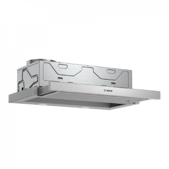 Bosch | Hood Serie 4 | DFM064A53 | Telescopic | Energy efficiency class A | Width 60 cm | 270 m³/h | Push Buttons | LED | Silver