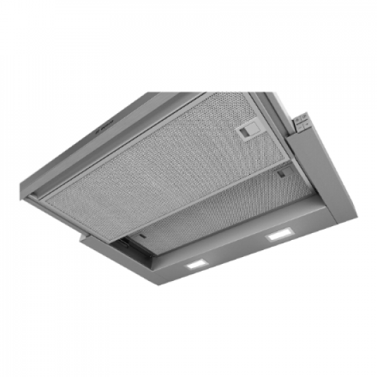 Bosch | Hood Serie 4 | DFM064A53 | Telescopic | Energy efficiency class A | Width 60 cm | 270 m³/h | Push Buttons | LED | Silver