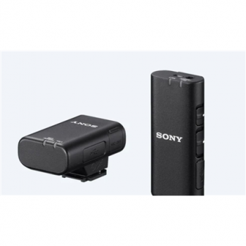 Sony | Wireless Bluetooth Microphone | ECM-W2BT | Omnidirectional; Clear, cable-free digital transmission; High-quality audio transmission from microphone to receiver; 9 hours battery life; Stable, uninterrupted audio recording; Safeguards to prevent reco