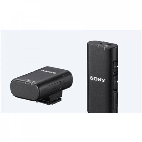 Sony | Wireless Bluetooth Microphone | ECM-W2BT | Omnidirectional; Clear, cable-free digital transmission; High-quality audio transmission from microphone to receiver; 9 hours battery life; Stable, uninterrupted audio recording; Safeguards to prevent reco