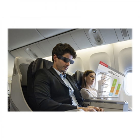 Epson | Smart Glasses | MOVERIO BT-40 | Black | Smartphones, tablets, PCs | USB-C | Smart Glasses