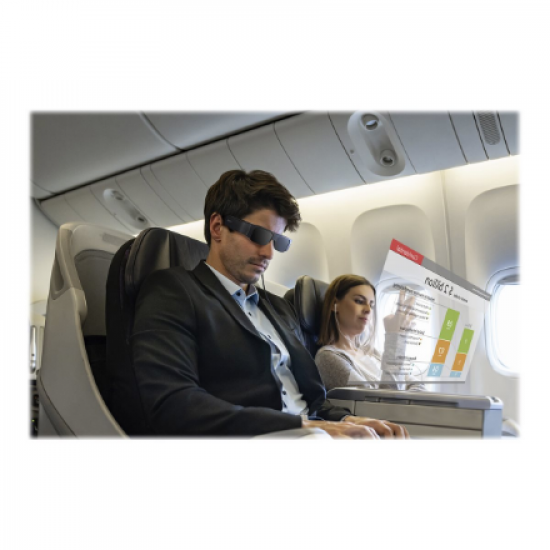 Epson | Smart Glasses | MOVERIO BT-40 | Black | Smartphones, tablets, PCs | USB-C | Smart Glasses