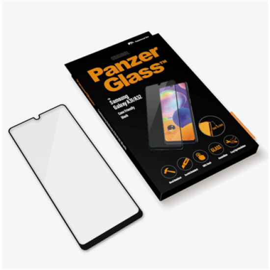 PanzerGlass | Samsung | Galaxy A31/A32 4G | Glass | Black | Case Friendly