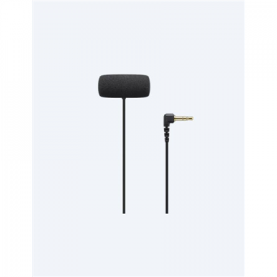 Sony | Compact Stereo Lavalier Microphone | ECM-LV1 | The ECM-LV1 is equipped with miniature omnidirectional mic capsules that capture clear, high-quality sound from any direction; Compact and inconspicuous, it can be connected to various devices via 0.14