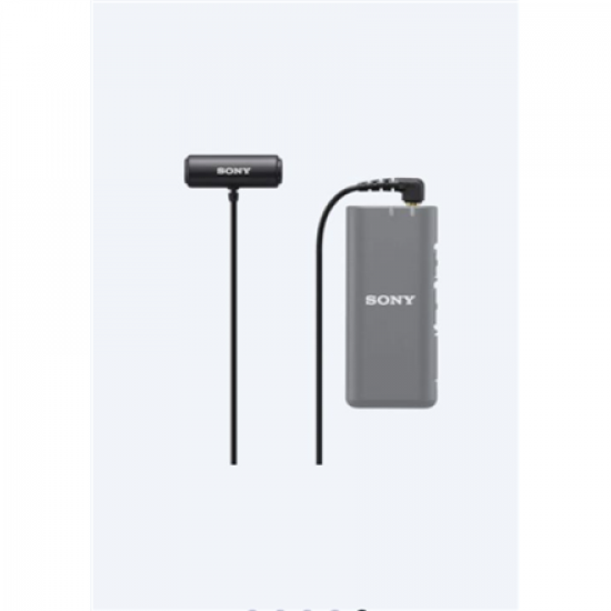 Sony | Compact Stereo Lavalier Microphone | ECM-LV1 | The ECM-LV1 is equipped with miniature omnidirectional mic capsules that capture clear, high-quality sound from any direction; Compact and inconspicuous, it can be connected to various devices via 0.14