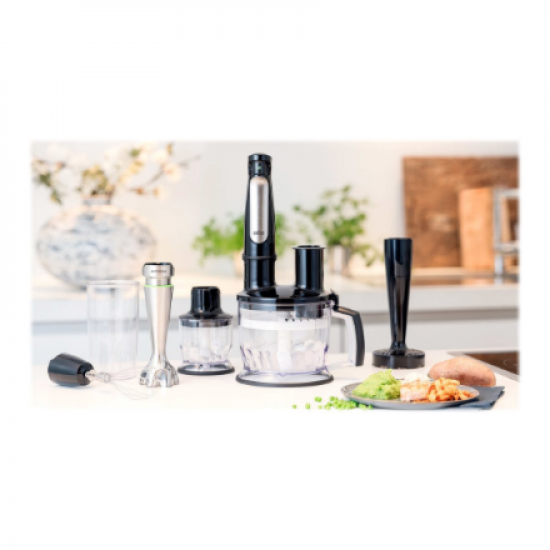 Braun | MQ7087 | Hand Blender | 1000 W | Number of speeds 1 | Black