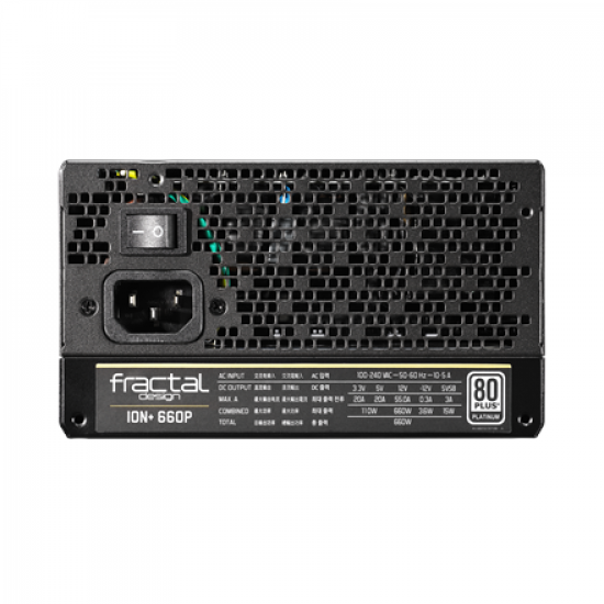 Fractal Design | Ion+ 660W Platinum | 660 W