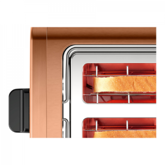 Bosch | DesignLine Toaster | TAT4P429 | Power 970 W | Number of slots 2 | Housing material Stainless Steel | Copper/Black